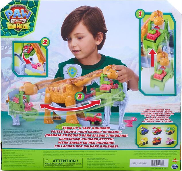 Spin Master Pattuglia Paw Dino grande pista per veicoli