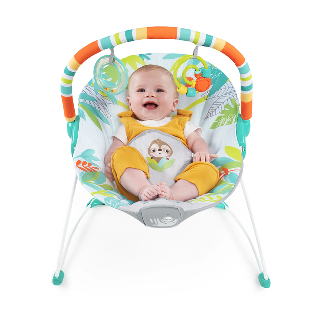 BRIGHT STARTS Вибриращ шезлонг Rainforest Vibes™ 0m+ до 9kg