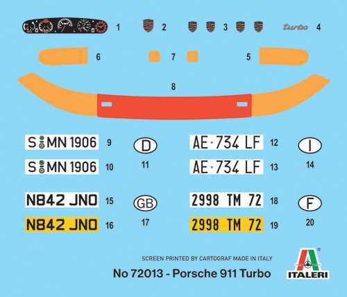 Model Set auto 72013 - Porsche 911 (1:24)