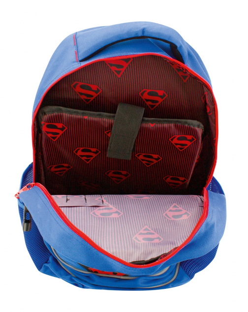 BAAGL Školský batoh s pršiplášťom Superman – POP