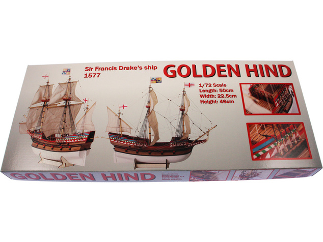 Dušok Golden Hind 1577 1:72 kit