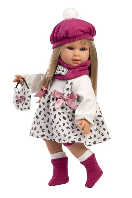 Llorens 54050 CARLA - realistická bábika s mäkkým látkovým telom - 40 cm