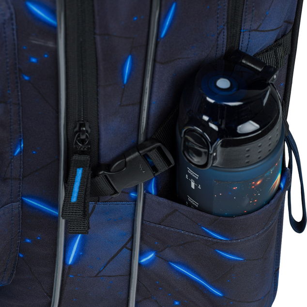 BAAGL SET 3 Cubic Flash: Rucksack, Federmäppchen, Beutel GRS