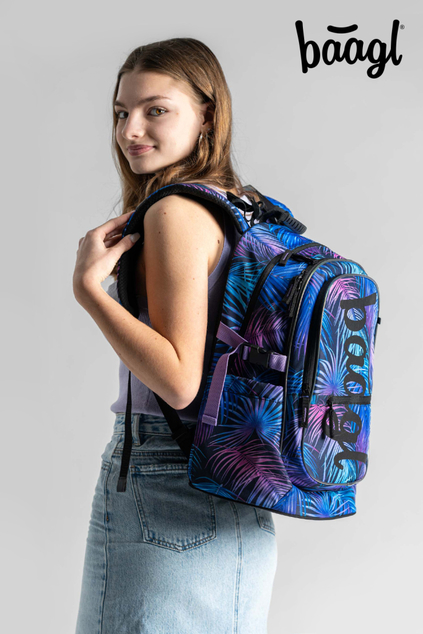 BAAGL SADA 3 Core Palm: Rucksack, Waschbeutel, Tasche