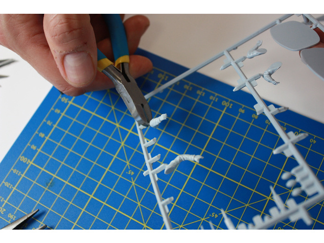 Modelcraft náradie s rezacou podložkou (sada 15ks)