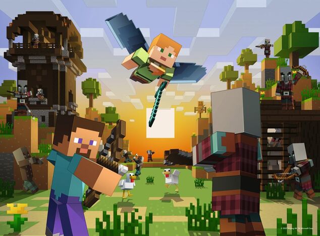 Puzzle Minecraft 150 dielikov