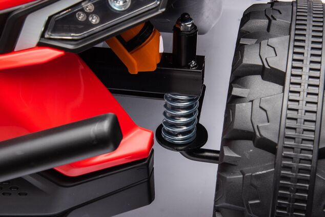 Elektrické autíčko UTV Small 12V, červené, Pohon zadných kolies, 12V batéria