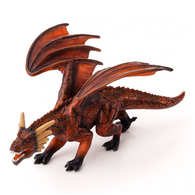 Mojo Ein Feuerdrache mit beweglichem Kiefer
