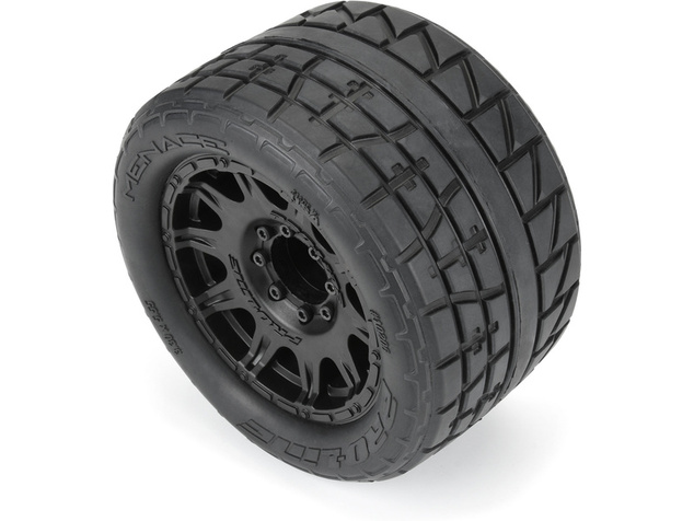 Pro-Line kolo 3.8" 1:8, pneu Menácia HP BELTE, disk čený H17 (2)