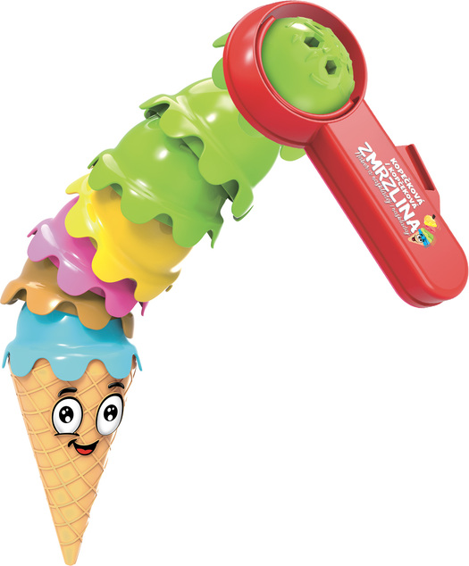 STUDO GAMES - Kopčeková zmrzlina - Naber a naskladaj