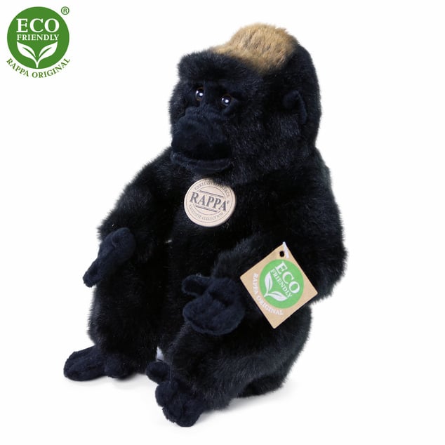 Peluche gorilla seduto 23 cm ECOLOGICO
