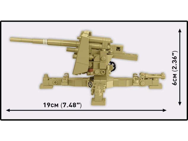 Cobi Sd.Kfz.8 Vučni 8,8 cm Flak 36 DAK