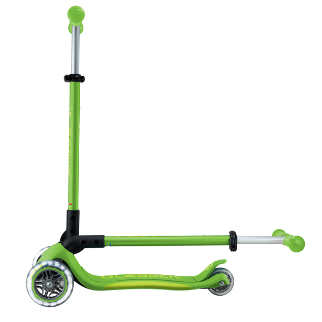Globber detská skladacia kolobežka Elite Lights Apple Green