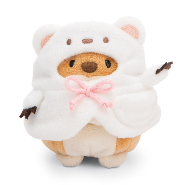 NICI plyš MyMochi Psík Hiro 8cm v kostýme ľadového medveďa a bubble tea, set darčekové bal