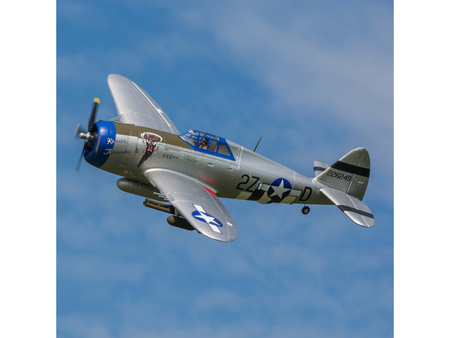 E-flite P-47 Razorback 1.2m SAFE Select BNF Basic