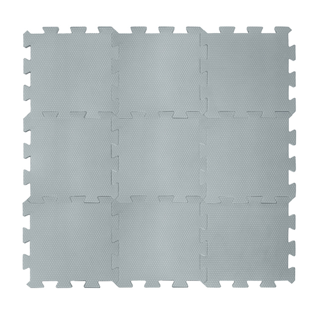 Penová podložka Puzzle 30x30 cm 9ks, Light Grey
