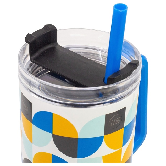 LEGO Tazza Termica con Cannuccia e Manico 920 ml