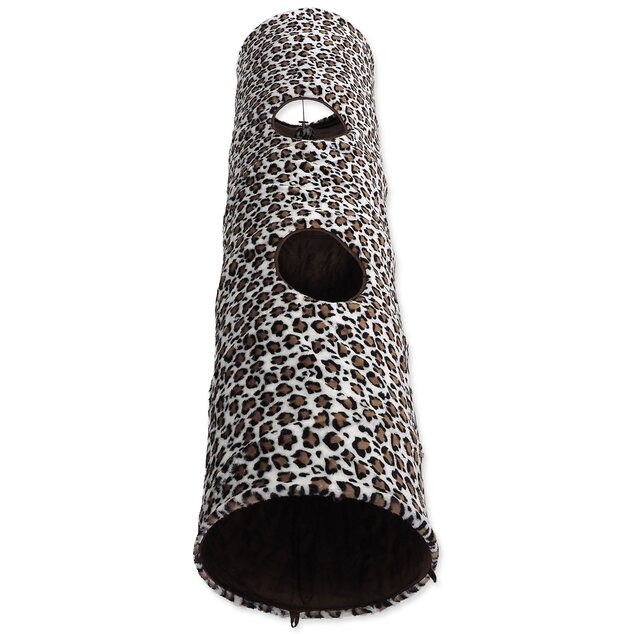 Tunel Magic Cat XL plišasti leopard 150x35cm