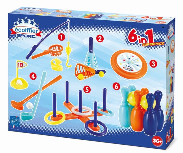 6 in 1 Spielset