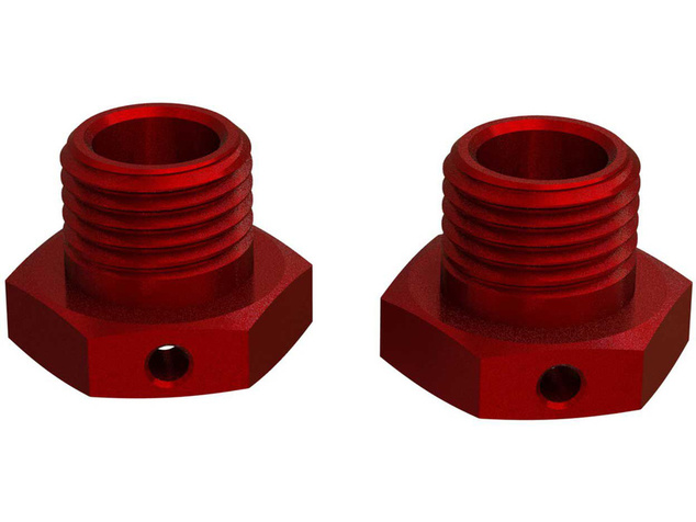 Arrma šesterokutni kotač 17 mm 14,6 mm aluminij, crveni (2)
