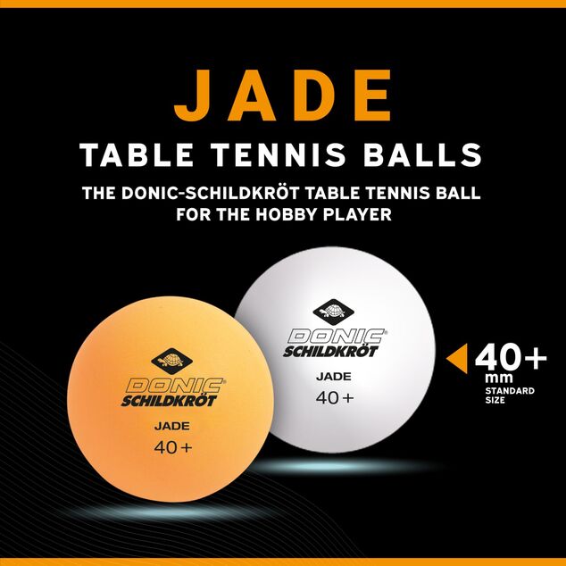 Donic-Schildkröt - loptičky na stolný tenis Jade Poly 40, 6 ks