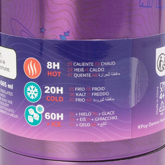 K-Pop Demon Hunters Borraccia Termica 665 ml, in acciaio inox