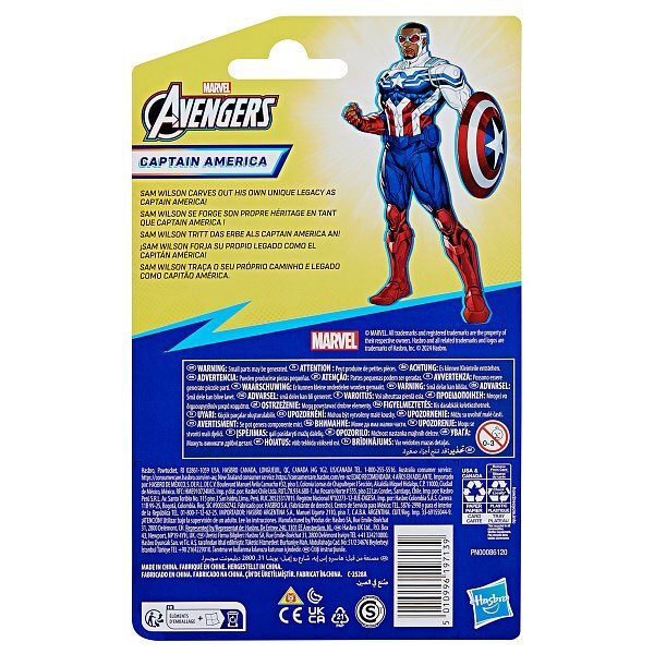 Habsbro - Avengers Figurine Captain America 10cm avec accessoires
