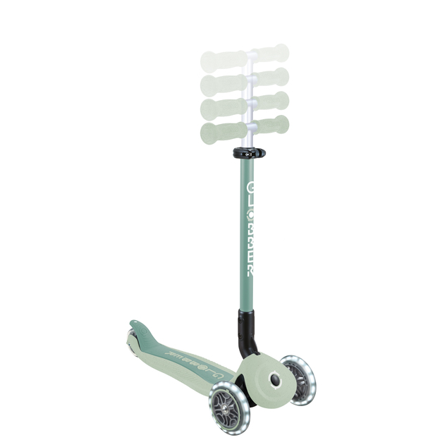 Globber Detská kolobežka Go up active lights ecologic Pistachio