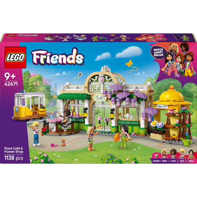 LEGO® Friends 42671 Kaviareň plná rastlín a kvetinárstvo