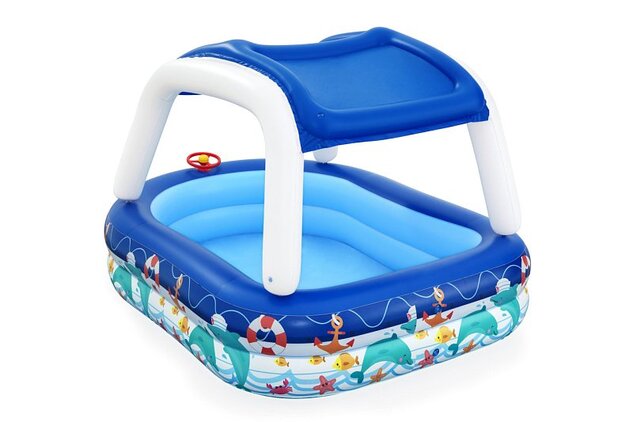 Nafukovací bazénik Captain Family, priemer 2,13m x 1,55m, výška 1,32m