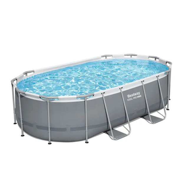 Piscine de jardin Bestway 56620 Power Steel 427 x 250 x 100 cm avec filtration