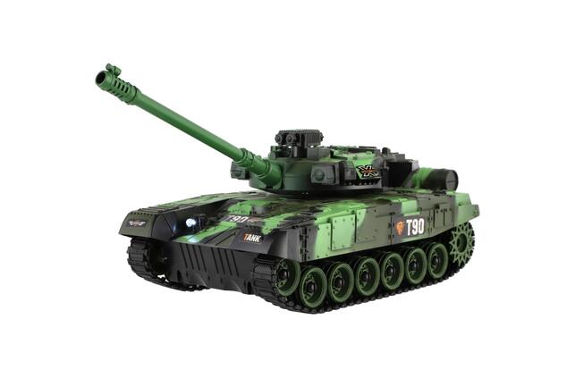Carro armato RC 2,4GHz con pacco ricaricabile con luce con suono 37x18x16cm