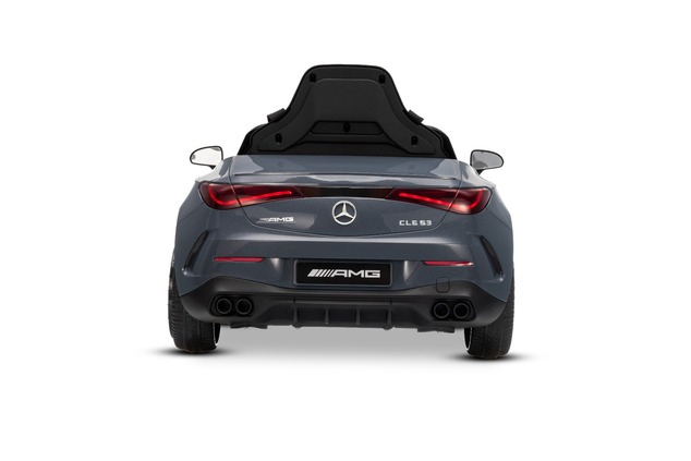 Elektrické autíčko Mercedes CLE 12V s pohonom zadných kolies, sivé, Jednomiestne, Lítiová