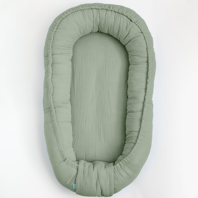 Mušelínové hniezdočko pre bábätko New Baby salvia