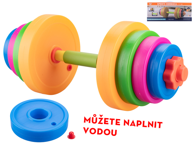 Činka pre deti 46cm + závažie plniteľné vodou 8ks