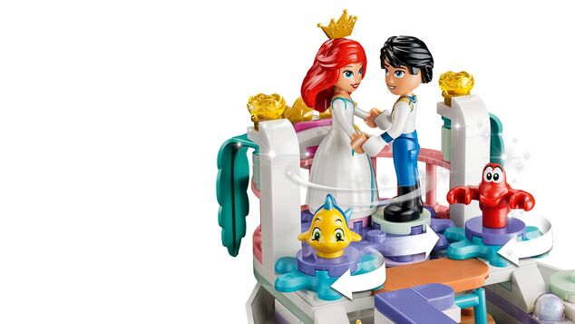 LEGO® Disney™ 43299 Arielina kráľovská svadobná loď