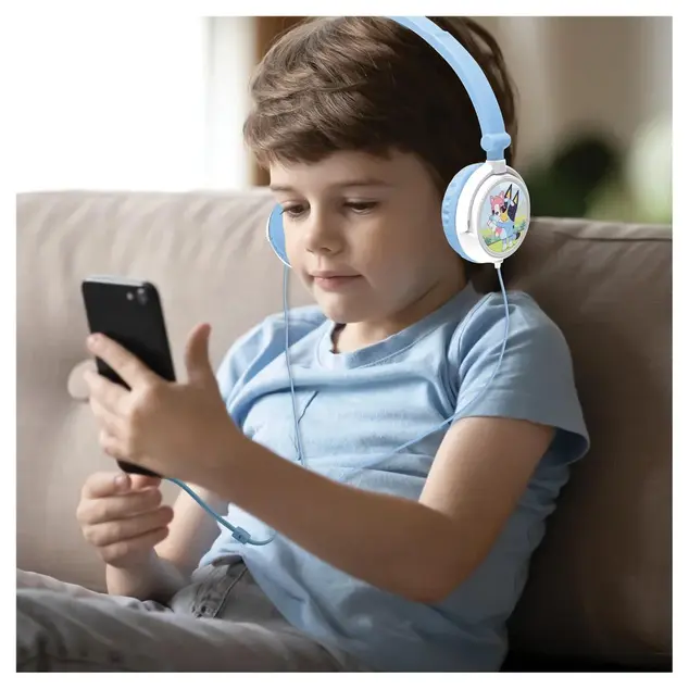 Skladacie drôtové slúchadlá - Bluey