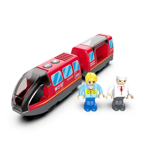2Kids Toys Tren urban electric roșu