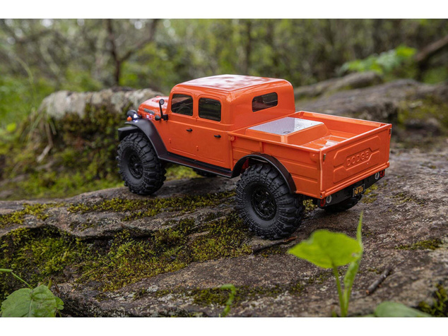 Axial SCX24 Dodge Power Wagon 1940 1:24 4WD oranžový