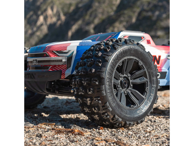 Arrma Kraton 6S V6 BLX 1:8 4WD RTR modrá/ružová