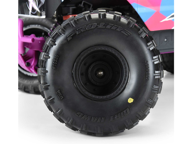 Pro-Line kerék 1:10 gumiabronccsal Dirt Hawg 2.0 2.6", fekete Stock tárcsa (2): Arrma Quake, Gorgon