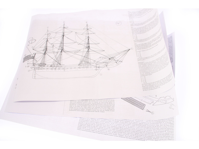 MINI MAMOLI USS Constitution 1:330 kit
