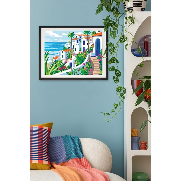 SENTOSPHERE PALETTE D'ARTISTE Maľovanie podľa čísel Pobrežie