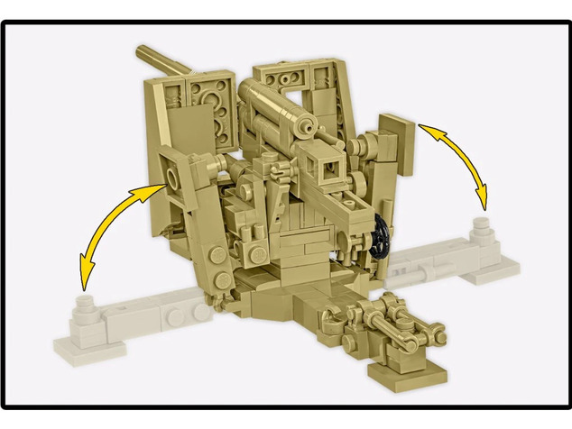 Cobi Sd.Kfz.8 Vučni 8,8 cm Flak 36 DAK