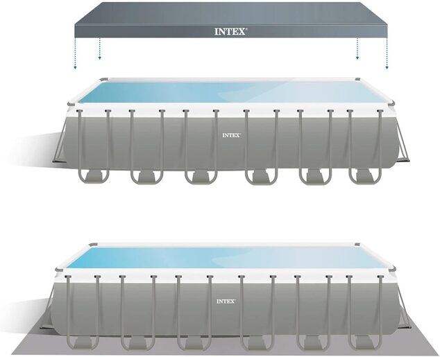 Intex bazén Ultra Frame 732 x 366 x 132 cm 26364 piesková filtrácia