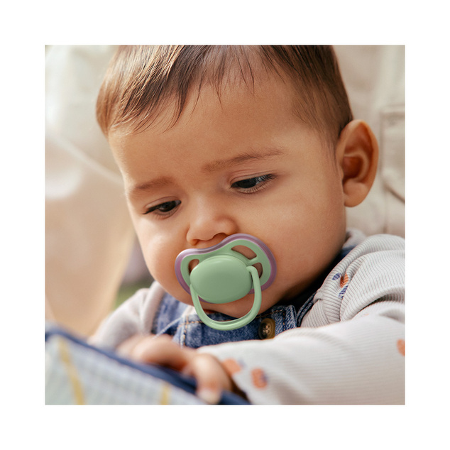 Philips AVENT Schnuller Ultra Air rosa/grün 6-18m Mädchen 2Stk