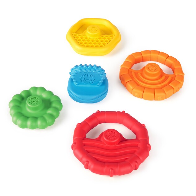 BABY EINSTEIN Hryzačka stohovacia 2v1 Stack &amp; Teethe™ 0m+
