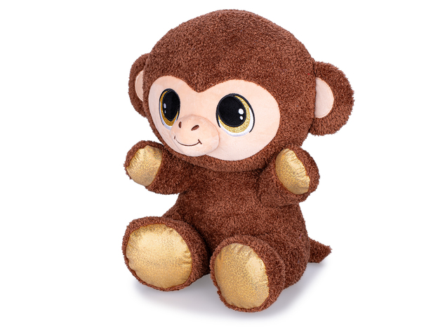 Singe en peluche 37cm assis
