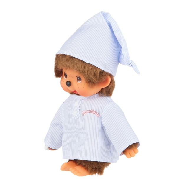 Monchhichi Mončiči chlapec v pruhovanom pyžame 20cm