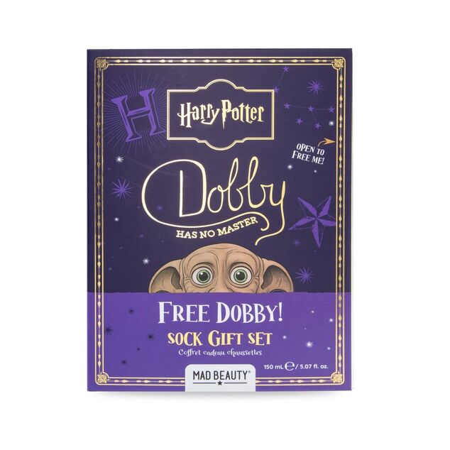 MAD BEAUTY Sada péče o nohy Harry Potter Dobby Máta 1x 150ml, 1 pár ponožek (vel